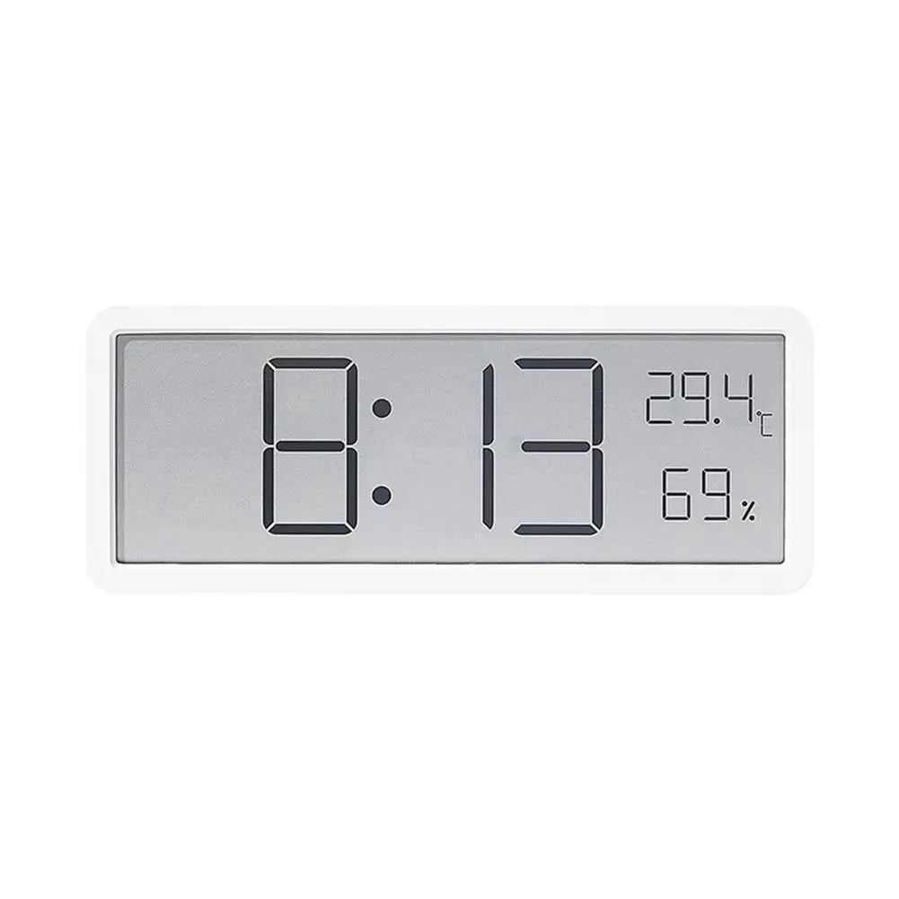 Large Digital Wall Clock with Temperature and Humidity Display – Perfect for Living Room, Bedroom, and Office