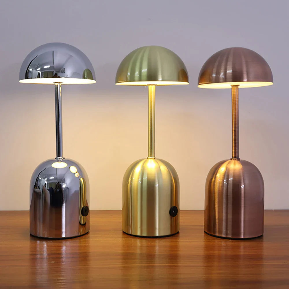 Portable Dimmable Table Lamp – LED Metal Design for Atmospheric Lighting