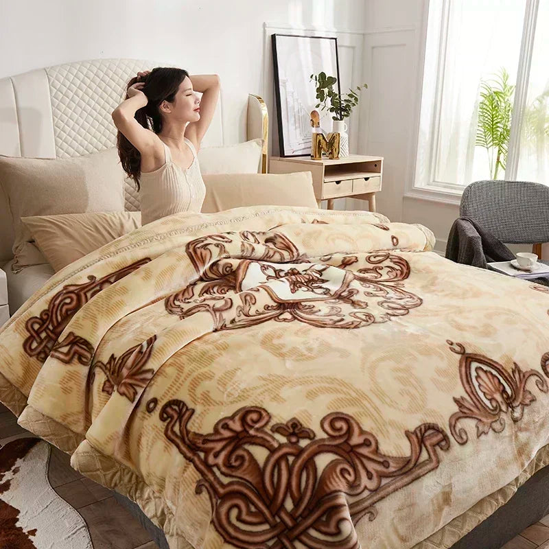 European-Inspired Ultra-Thick Winter Weighted Blanket