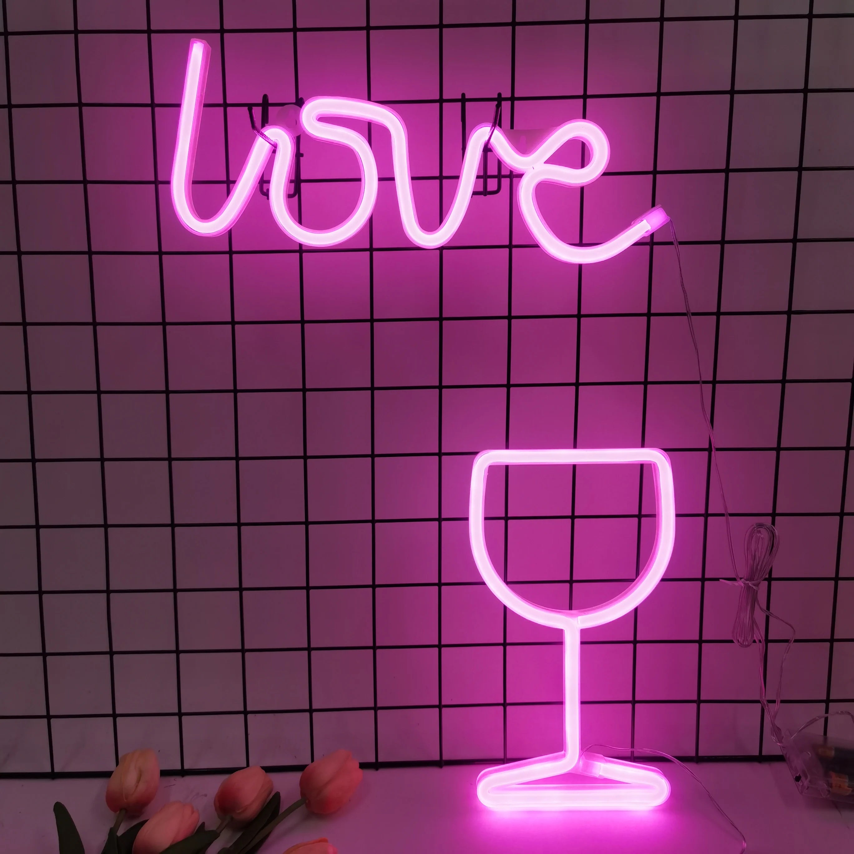 Bold & Vibrant Neon LED Wall Light