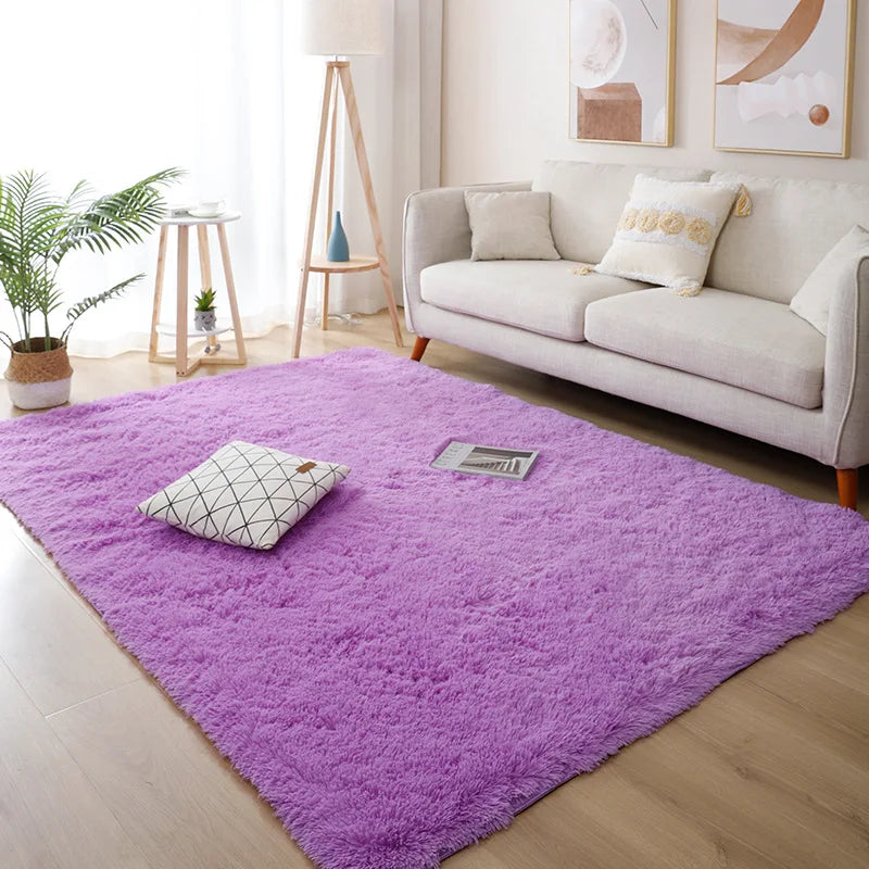 Non-Slip Soft Fluffy Living Room Rug