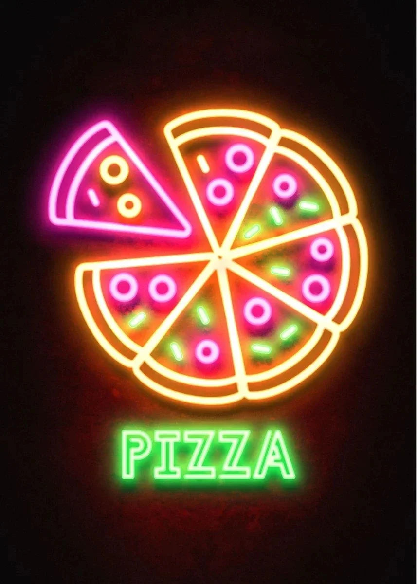 Vintage Food Inspired LED Neon Wall Lights