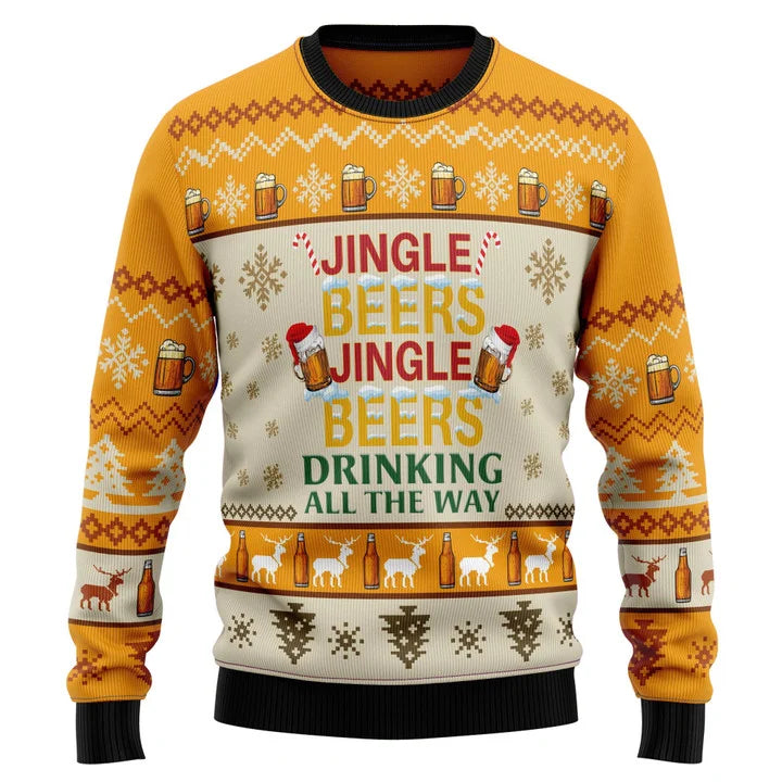 Streetwear Long Sleeve Christmas Jumper | Round Neck