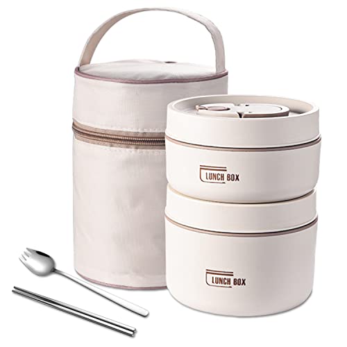 Insulated Lunch Box Set, Perfect for Work and Travel, Multi-Layer Food Containers