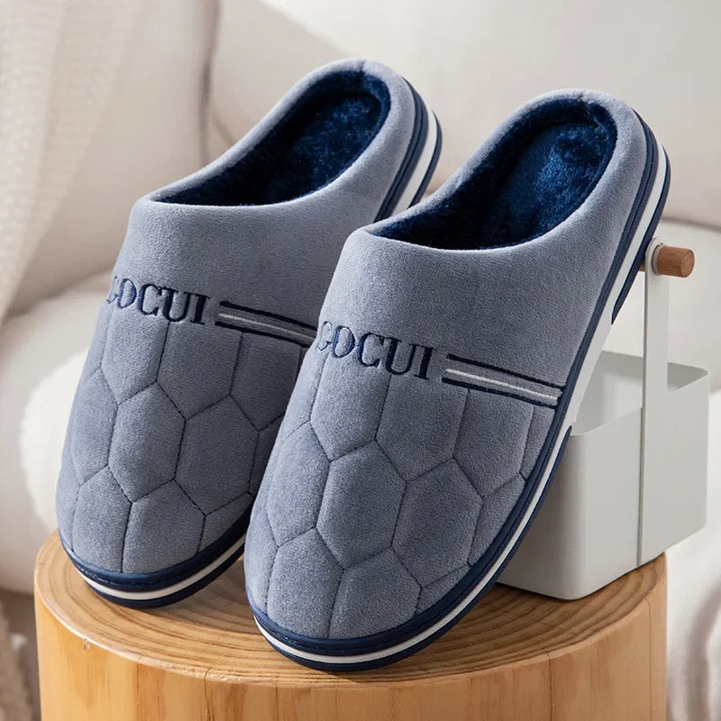 Comfortable Slippers for Men in Large Sizes – Padded, Warm Slippers for Cozy Winter Comfort