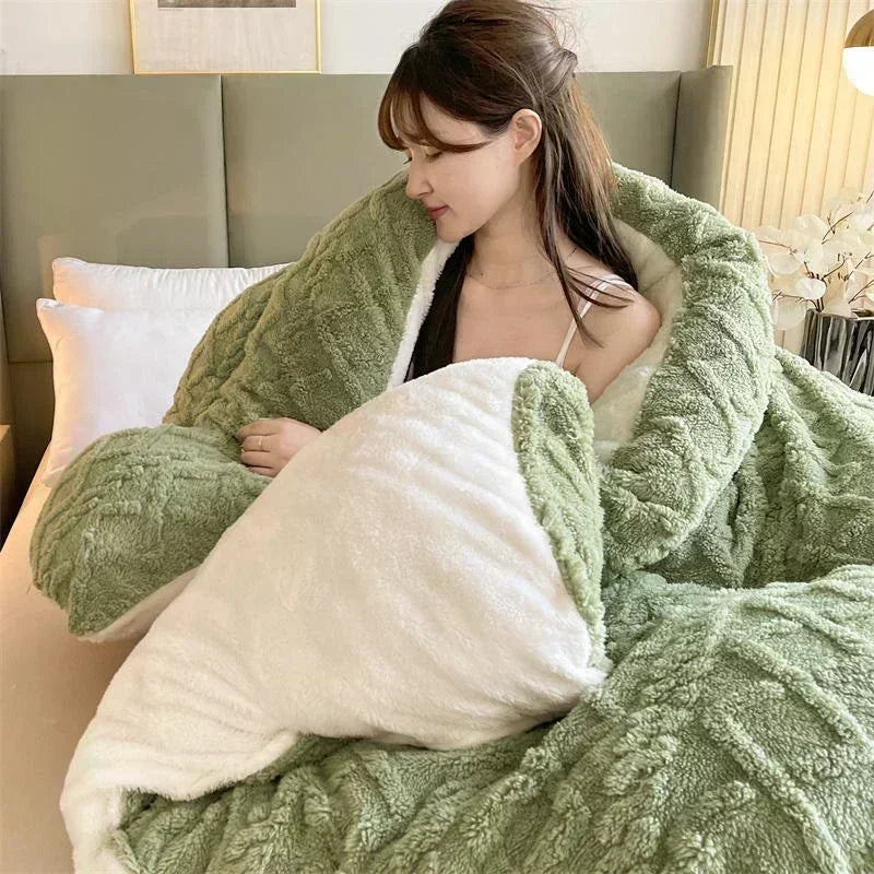 Super Cozy & Thick Winter Bed Weighted Blanket