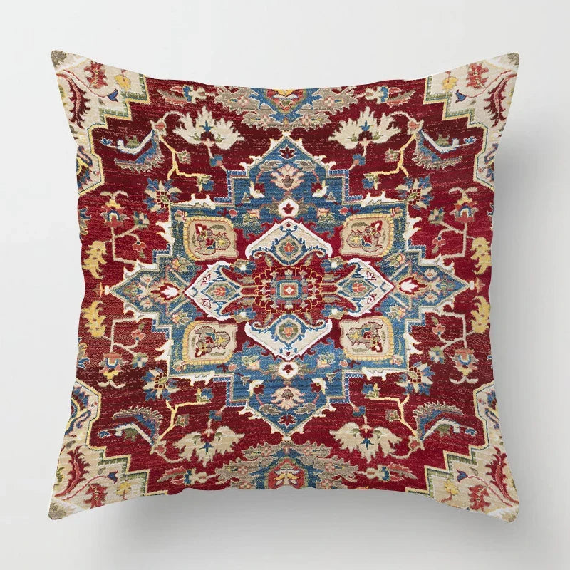 Moroccan Cushion Cover with Oriental Pattern – Decor for Living Room and Office, High-Quality Cushion Cover in Boho Style for Sofa and Seating Area