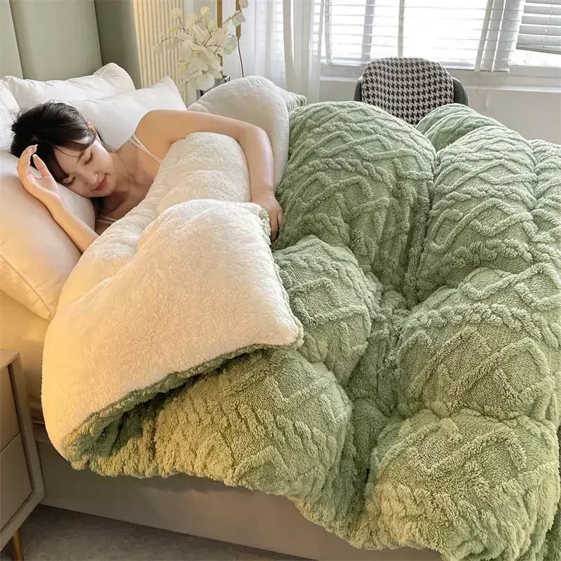 Super Cozy & Thick Winter Bed Weighted Blanket