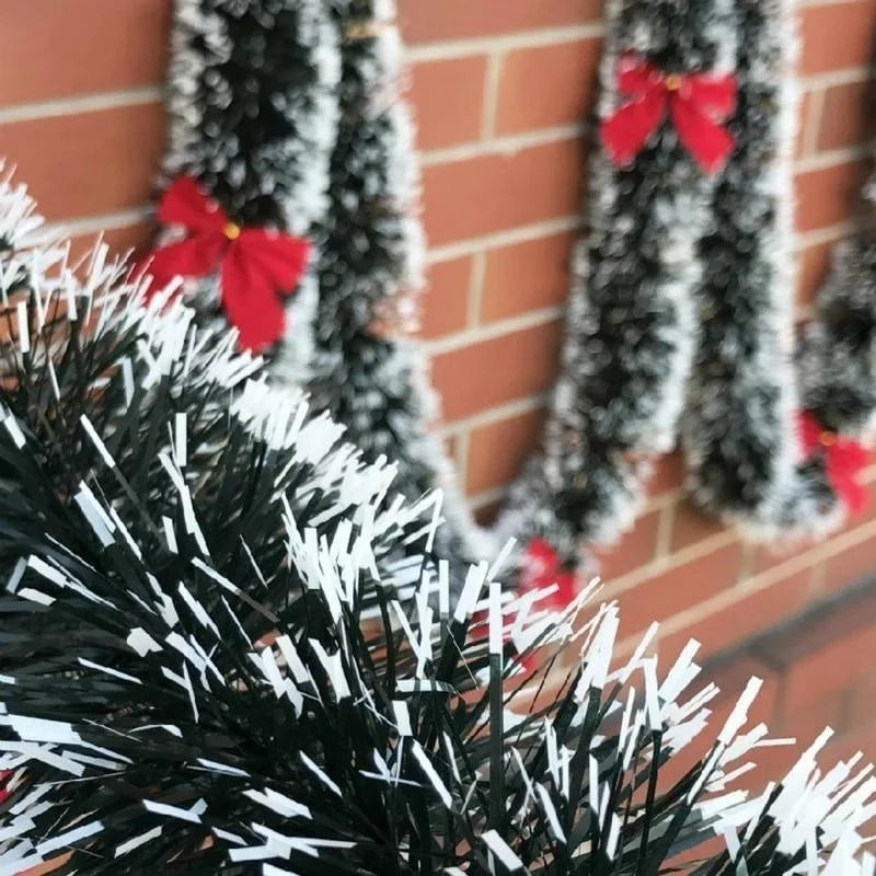 Christmas Garland – Snow-Flocked Decoration for Indoor and Outdoor Decoration