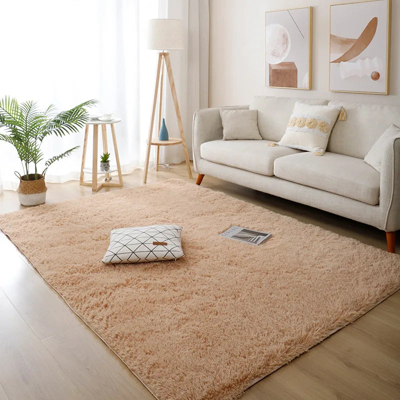 Non-Slip Soft Fluffy Living Room Rug