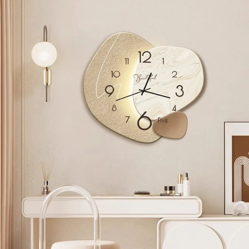 Modern Design Wall Clock for Living Room – Stylish, Silent Wall Clock for Elegant Room Design