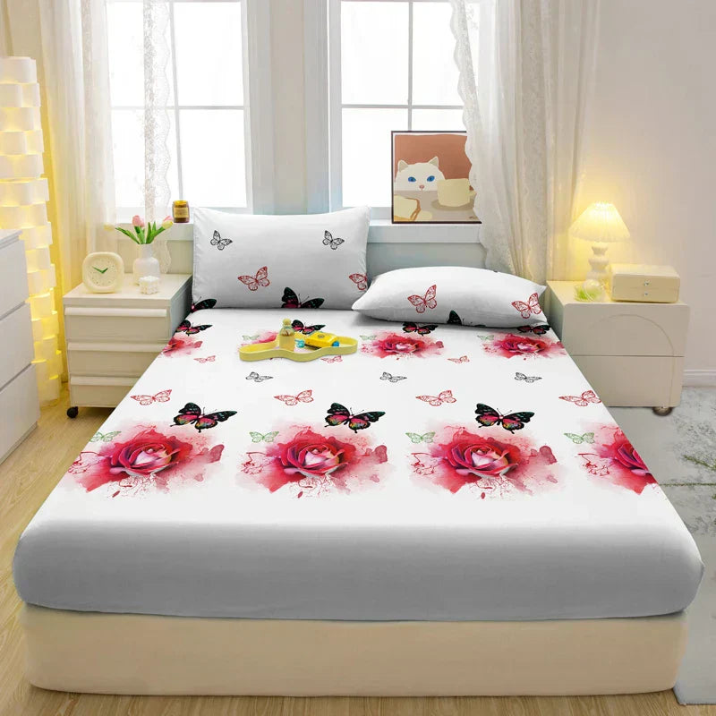 Elegant Bed Sheet with Matte Finish – Luxurious Bedding for Stylish Bedrooms