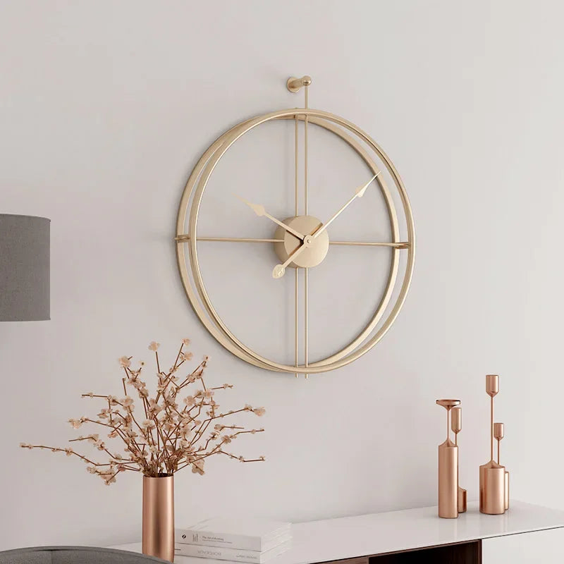 Modern Metal Wall Clock – Creative Wall Clock for Stylish Interior Decoration