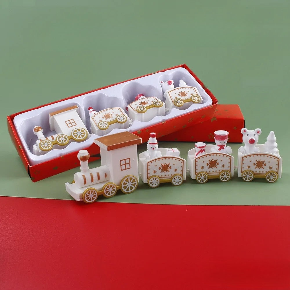 Christmas Decorative Train – Plastic Christmas Train for Festive Decoration