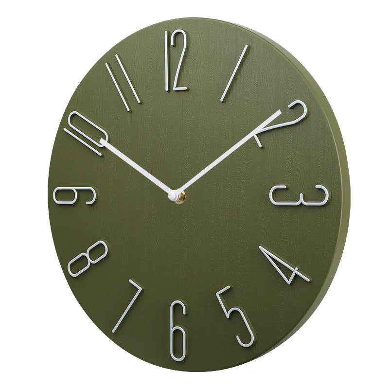 Modern Ultra-Silent Wall Clock – Timeless Design for Living Room or Office