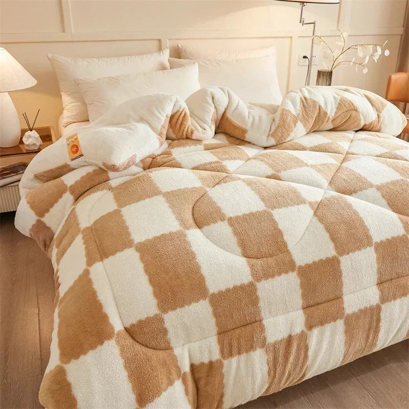 Extra Thick Cozy Quilt Winter Weighted Blanket