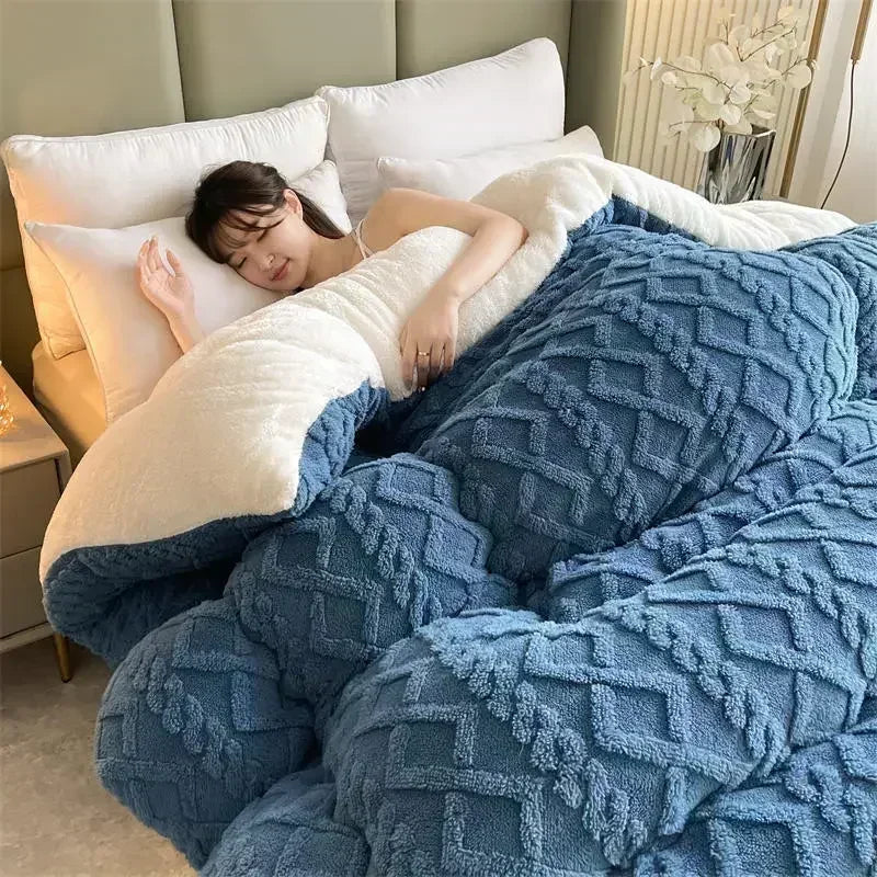Super Cozy & Thick Winter Bed Weighted Blanket
