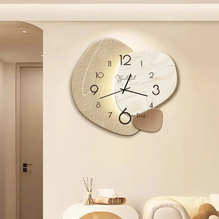 Modern Design Wall Clock for Living Room – Stylish, Silent Wall Clock for Elegant Room Design