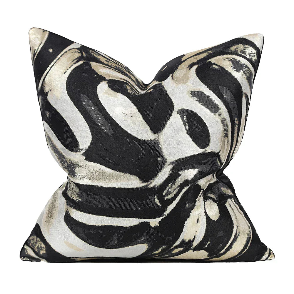 Modern Cushion Cover in Abstract Design for Living Room and Bedroom – Luxurious Decoration