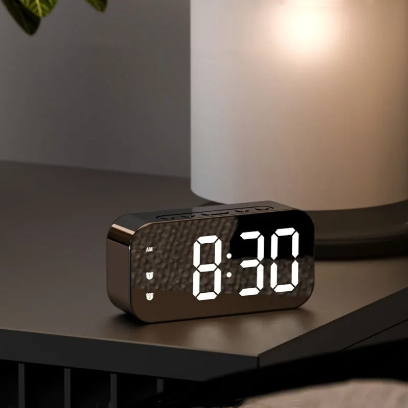 Modern LED Alarm Clock with Temperature Display and Dual Alarm Function – Perfect for Bedroom, Office, and as a Stylish Nightstand Decoration