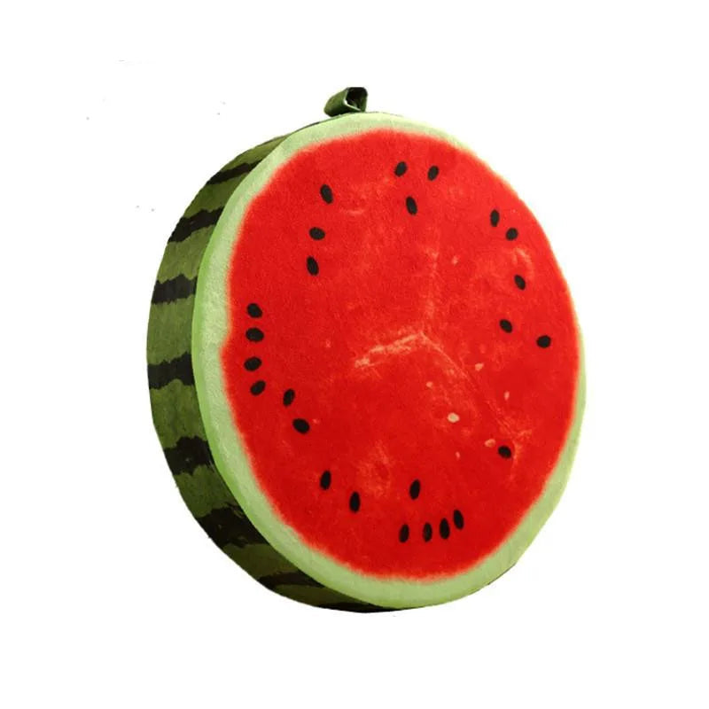 Fruit-Shaped Round Throw Pillow
