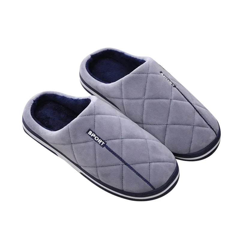 Comfortable Slippers for Men in Large Sizes – Padded, Warm Slippers for Cozy Winter Comfort