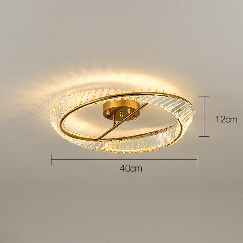 Modern Crystal Flush Mount Ceiling Lights