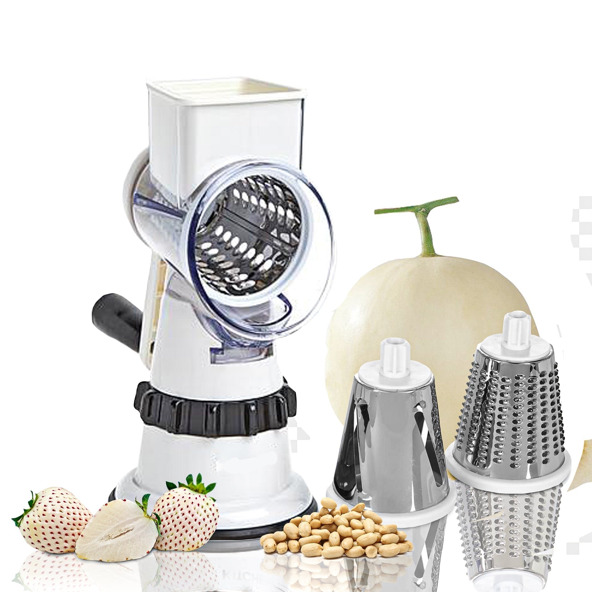 Efficient Vegetable Grater – Manual Kitchen Grater for Vegetables and Fruits