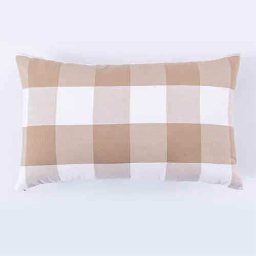 Elegant Cushion Cover for Living Room – Decorative Lumbar Pillow Case in Timeless Design