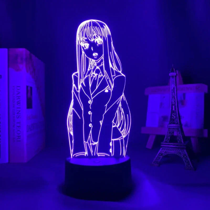 3D Anime LED Lamp - Dimmable, Night Light for Desk and Room, Otaku Decor