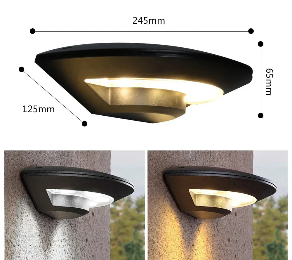 Modern LED Outdoor Wall Light for Garden and Terrace – Weatherproof, Energy-Saving & Decorative