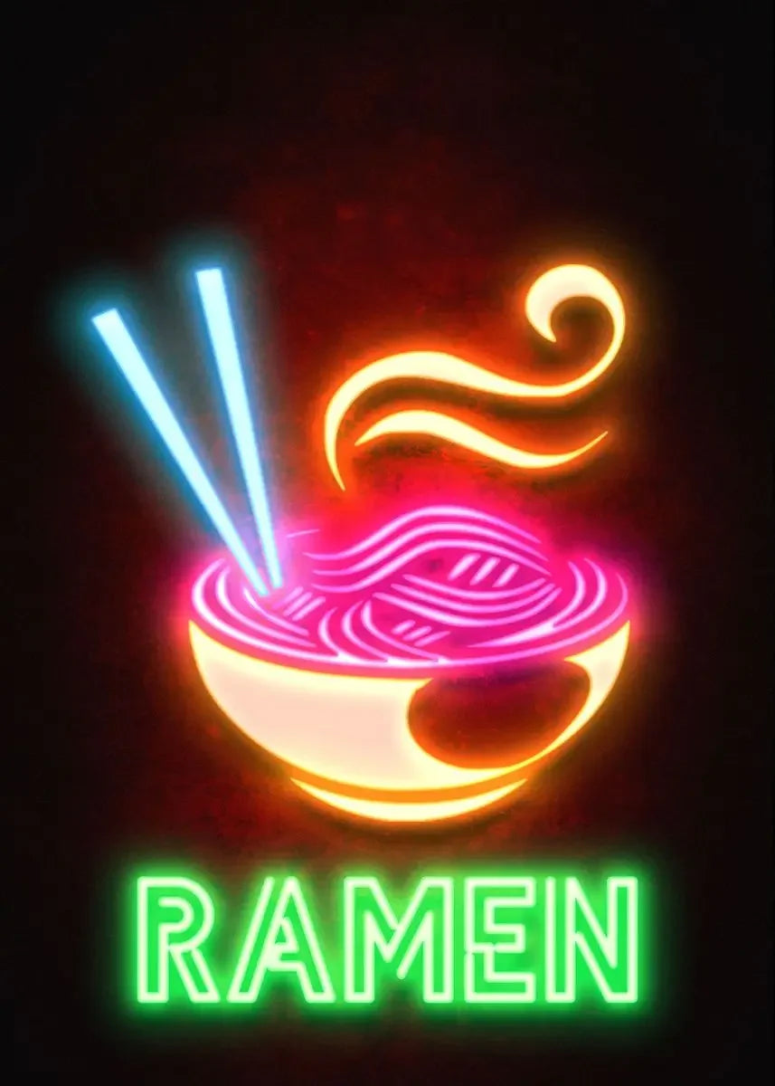 Vintage Food Inspired LED Neon Wall Lights
