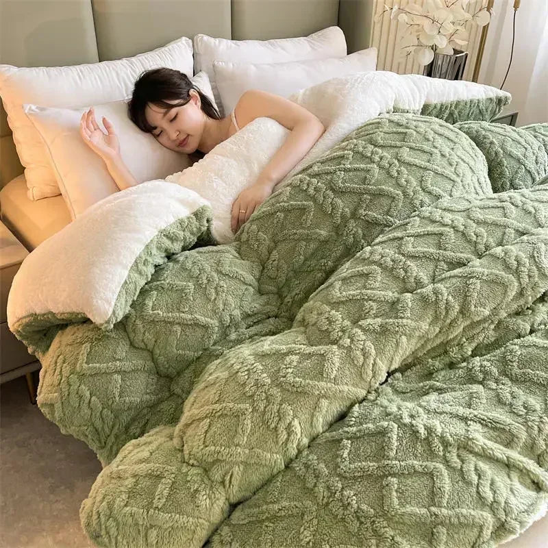 Super Cozy & Thick Winter Bed Weighted Blanket