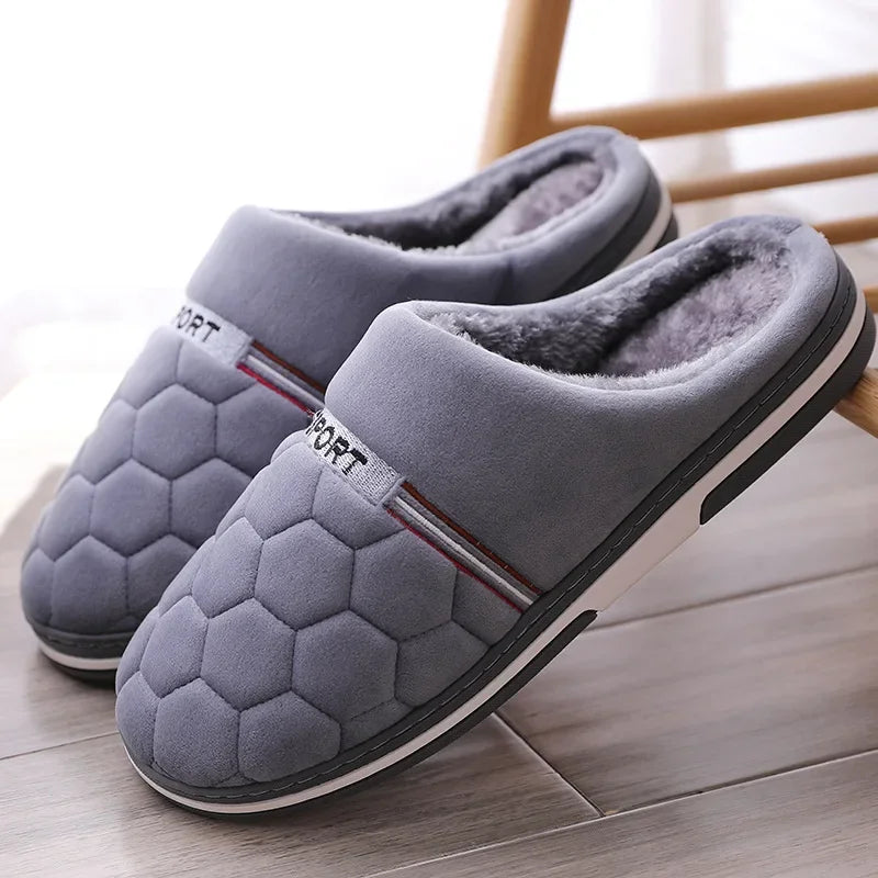 Comfortable Slippers for Men in Large Sizes – Padded, Warm Slippers for Cozy Winter Comfort