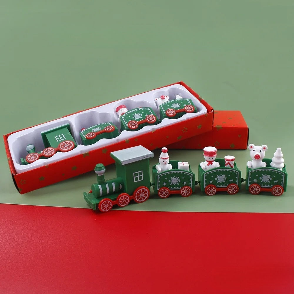 Christmas Decorative Train – Plastic Christmas Train for Festive Decoration