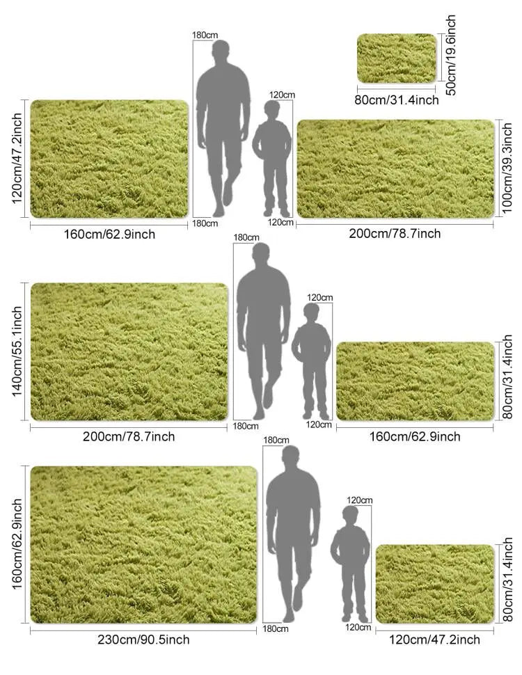 Fluffy Non-Slip Ultra Soft Elegant Rug