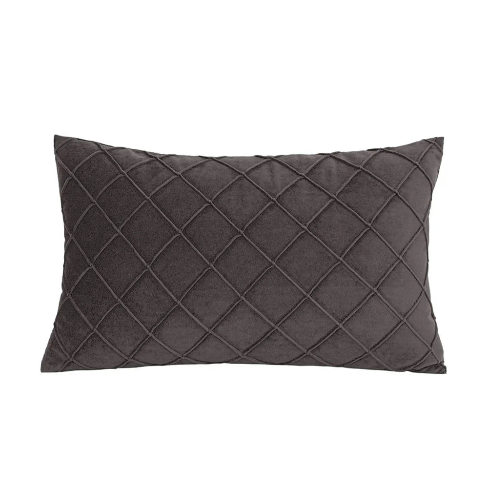 Gray Cushion Cover in Nordic Style – Soft Decorative Pillowcase for Sofa and Living Room