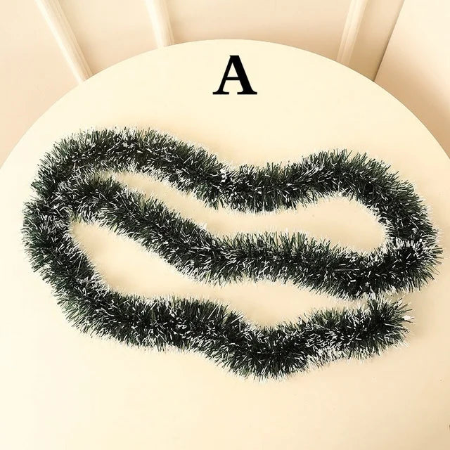 Christmas Garland – Snow-Flocked Decoration for Indoor and Outdoor Decoration