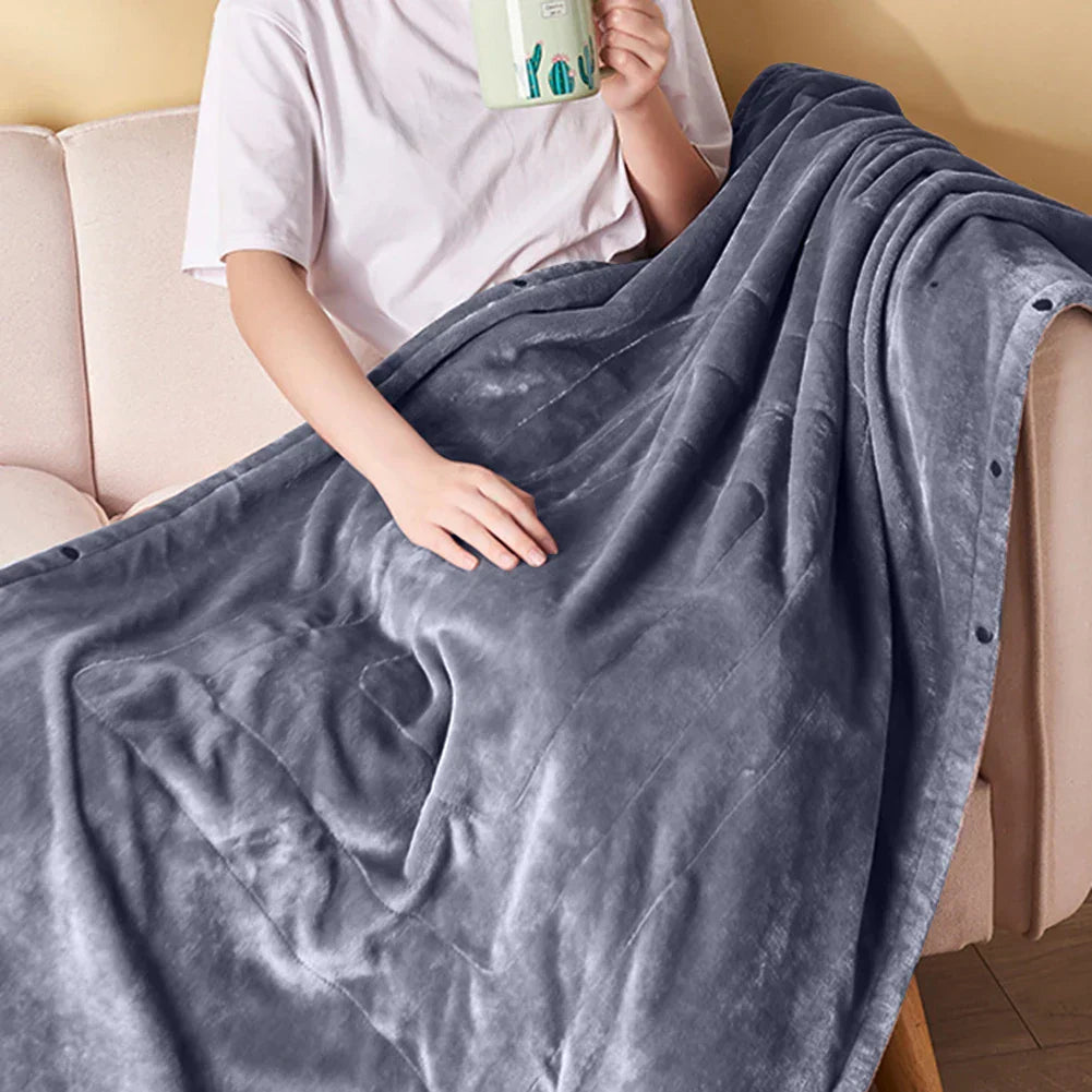 Electric USB Heating Blanket 39x31” – Cozy Heating Blanket with 3 Heat Levels, Ideal for Home, Office, and On-the-Go for Extra Comfort