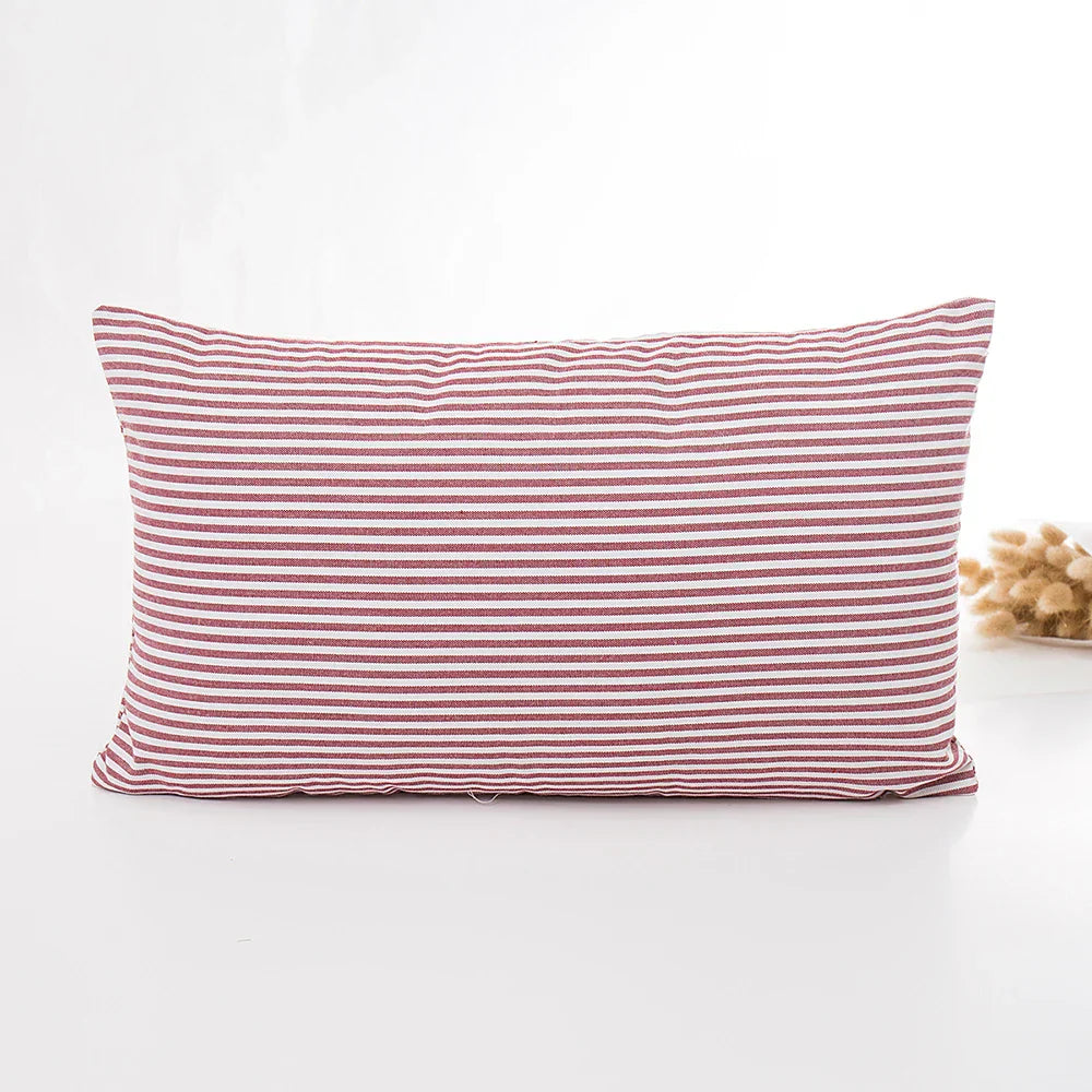 Elegant Cushion Cover for Living Room – Decorative Lumbar Pillow Case in Timeless Design