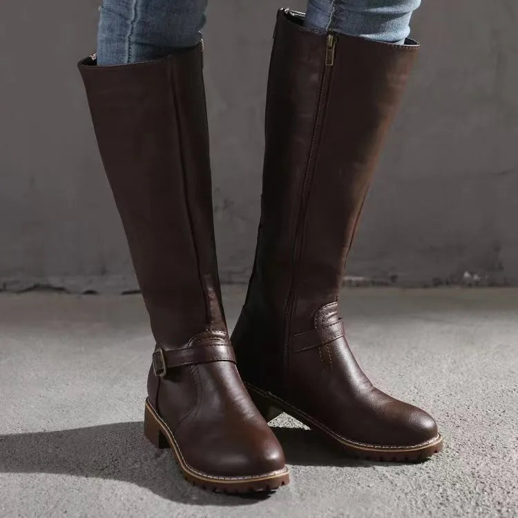 Women's Zipper High Boots | Winter