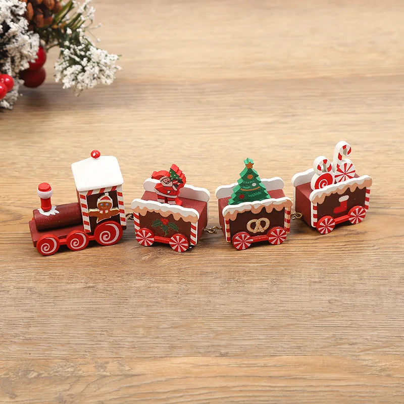 Christmas Decorative Train – Plastic Christmas Train for Festive Decoration