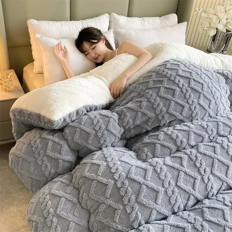 Super Cozy & Thick Winter Bed Weighted Blanket