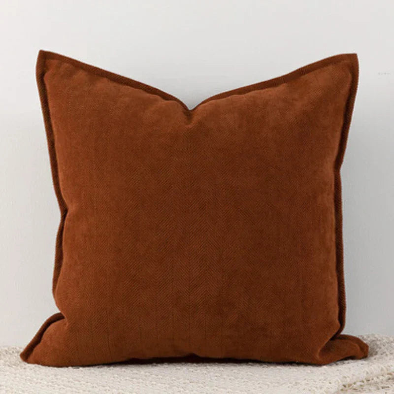 Simple Chenille Cushion Cover for Living Room & Bedroom Decoration – Soft Cushion Cover for Modern Home