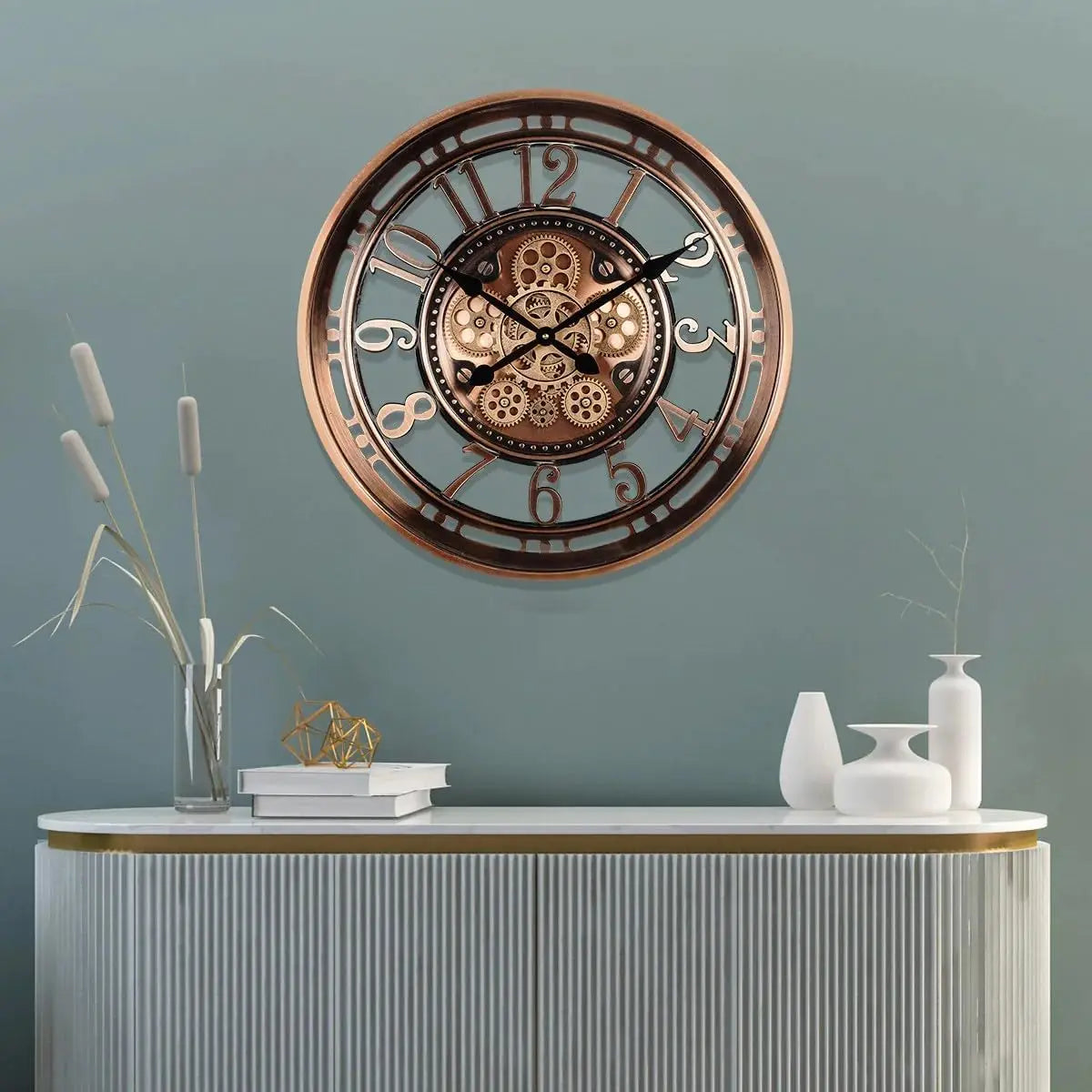 Vintage Copper Wall Clocks – Antique Clock for Office and Living Room