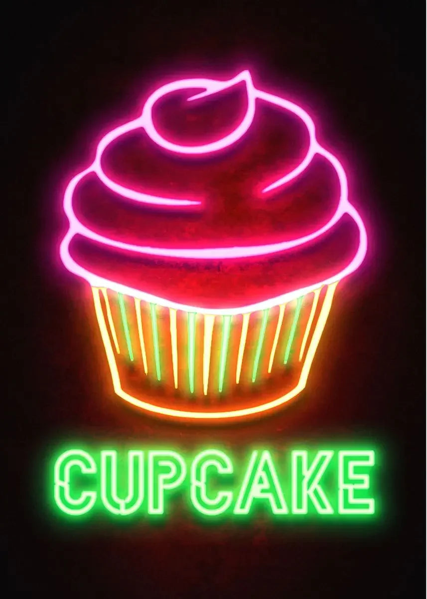 Vintage Food Inspired LED Neon Wall Lights