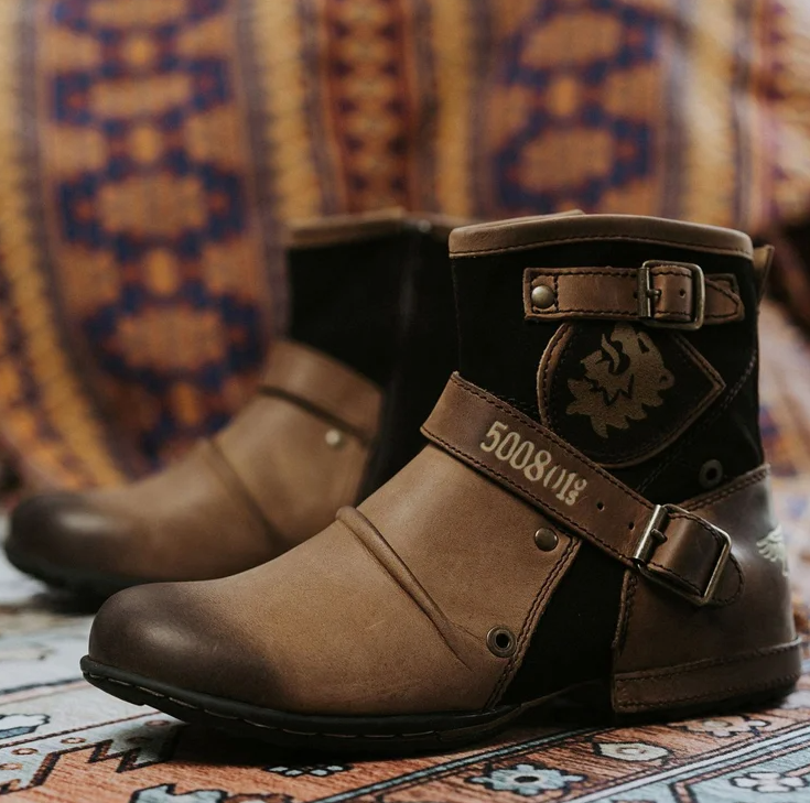 Men's Buckle Winter Boots | Vintage