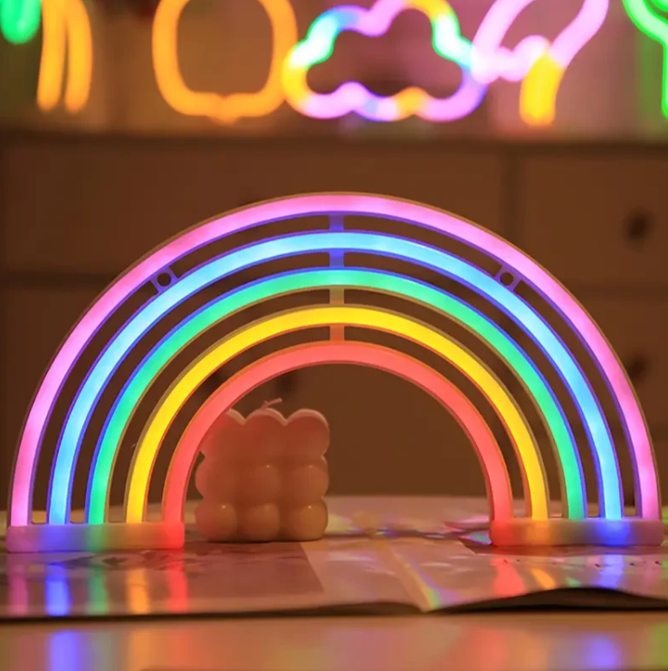 Vibrant Rainbow LED Mood Table Light