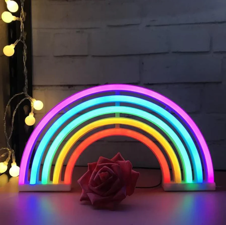 Vibrant Rainbow LED Mood Table Light