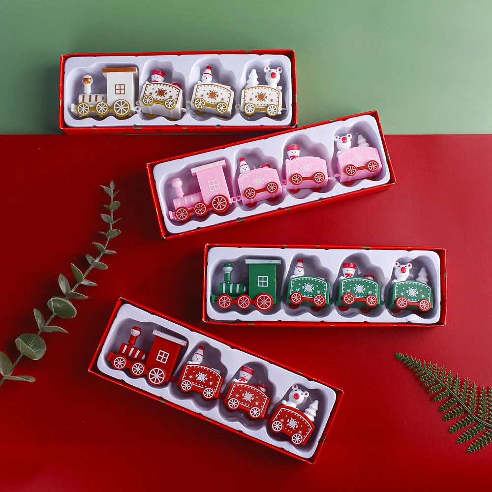 Christmas Decorative Train – Plastic Christmas Train for Festive Decoration